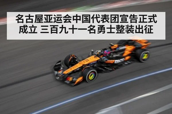 名古屋亚运会中国代表团宣告正式成立 三百九十一名勇士整装出征